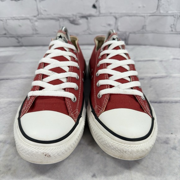 Converse Chuck Taylor All Star Ox Sneakers Unisex M 8 W 10 Red Cinnabar‎ 125808F - Picture 4 of 11